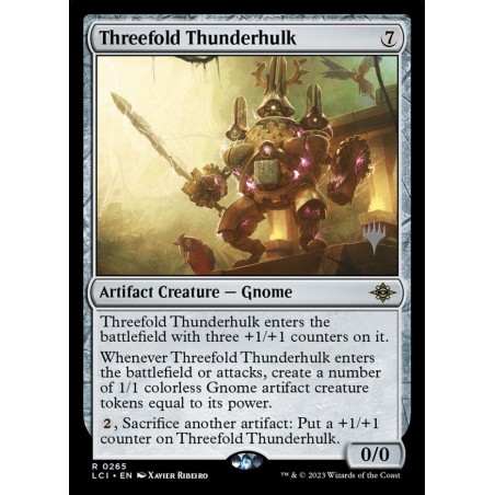 Threefold Thunderhulk // Tricoloso del trueno (PP)