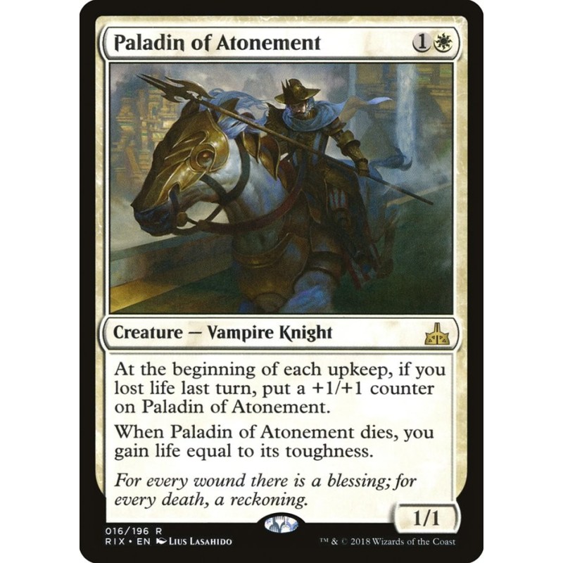 Paladin of Atonement // Paladín de la expiación