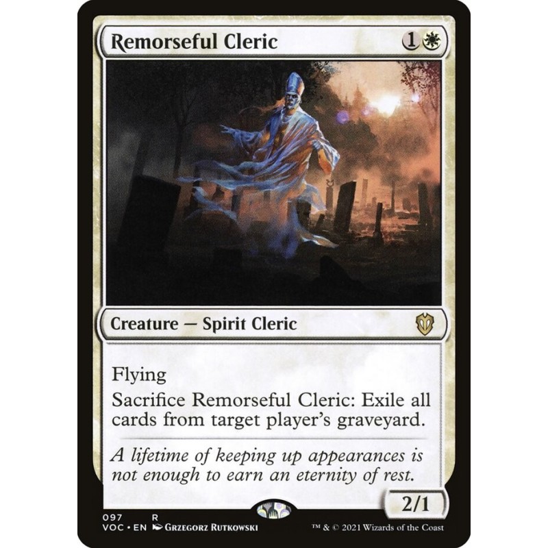 Remorseful Cleric // Clérigo arrepentido