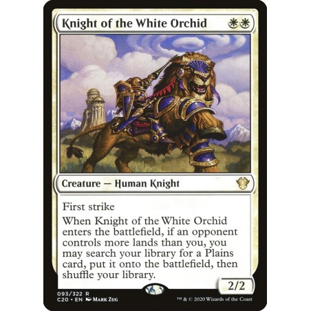 Knight of the White Orchid // Caballero de la Orquídea Blanca