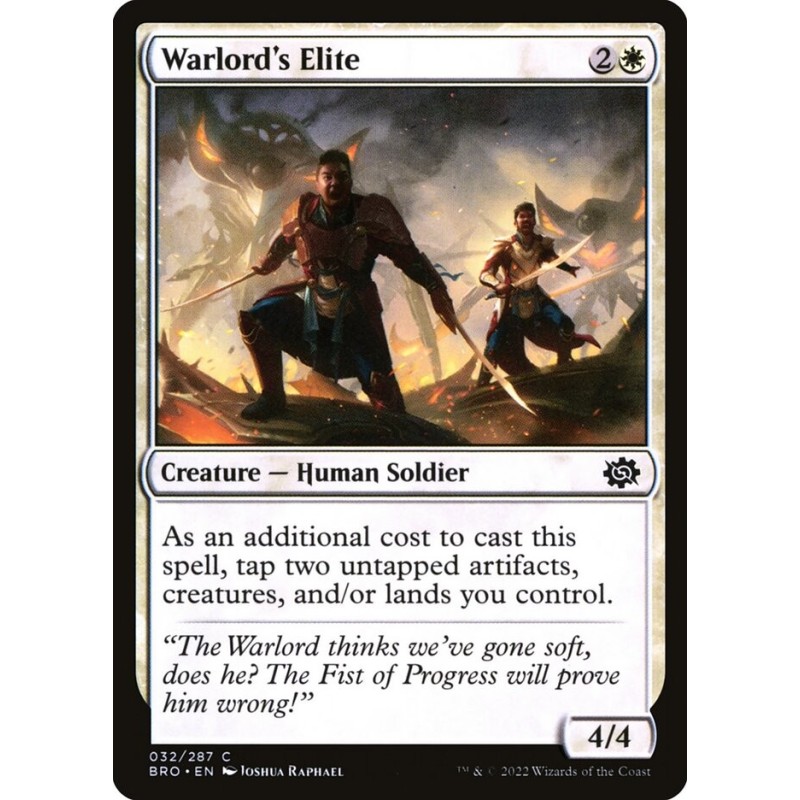 Warlord's Elite // Élite del señor guerrero (F)