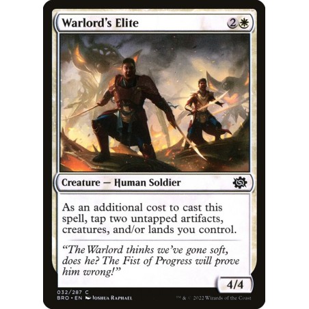 Warlord's Elite // Élite del señor guerrero (F)