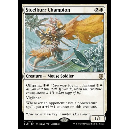 Steelburr Champion // Campeona de floracero