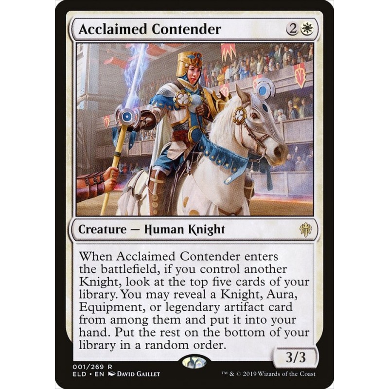 Acclaimed Contender // Contendiente aclamada (F)