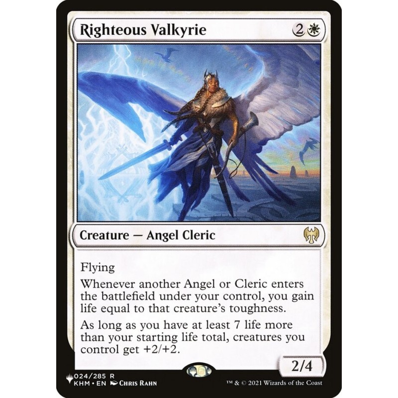 Righteous Valkyrie // Valkiria justa (F)