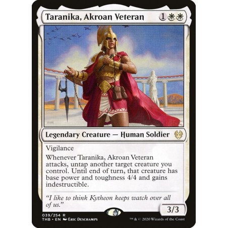 Taranika, Akroan Veteran // Taranika, veterana akroniense