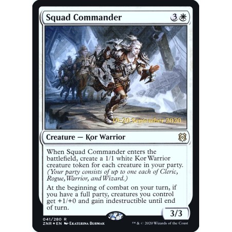 Squad Commander // Comandante de la brigada (Pre-Release) (F)