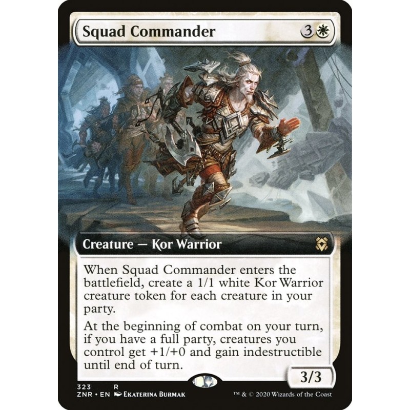 Squad Commander // Comandante de la brigada (Extended Art)