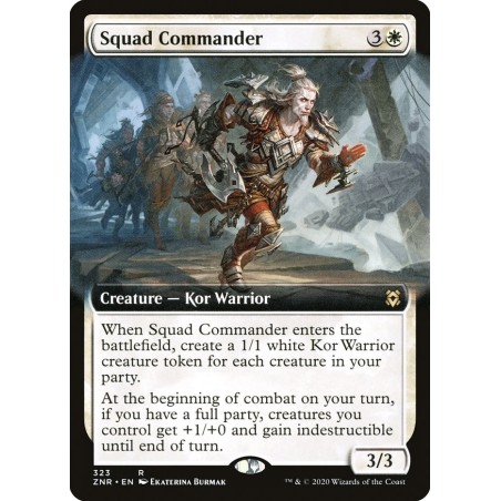 Squad Commander // Comandante de la brigada (Extended Art)