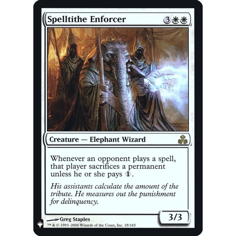 Spelltithe Enforcer // Coaccionador diezmo mágico (F)