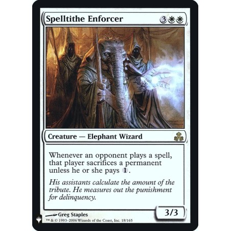 Spelltithe Enforcer // Coaccionador diezmo mágico (F)