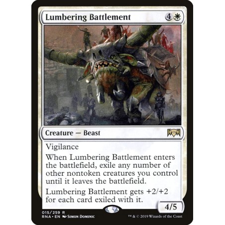 Lumbering Battlement // Destacamento pesado