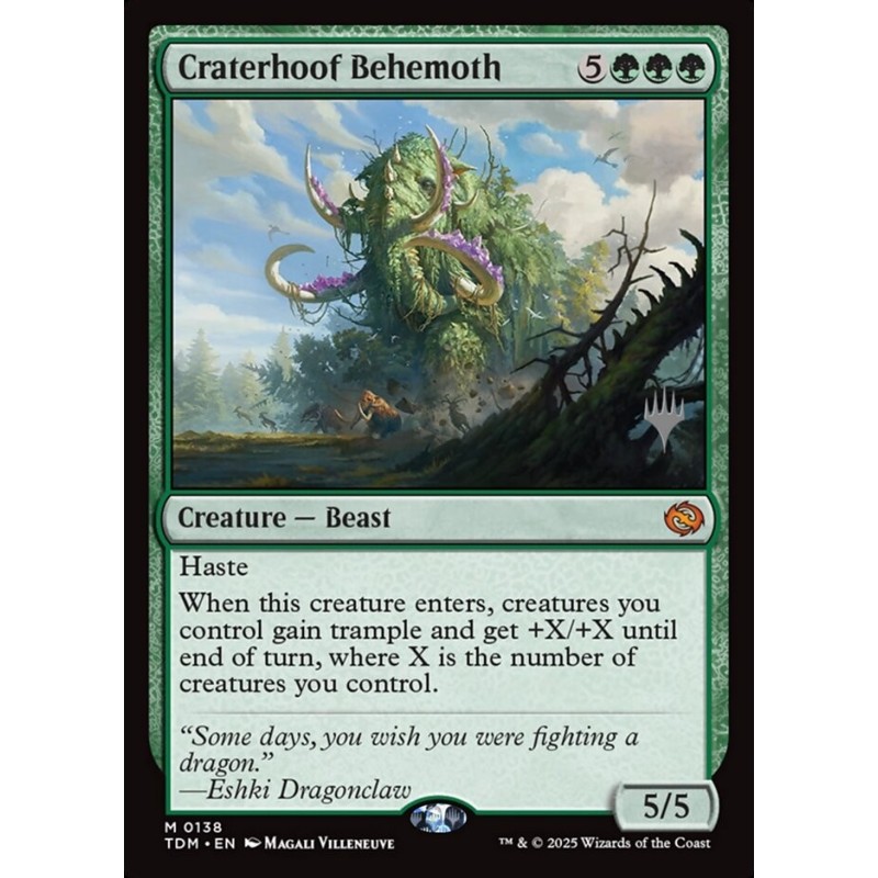 Craterhoof Behemoth // Behemot cascocráter (PP) (F)