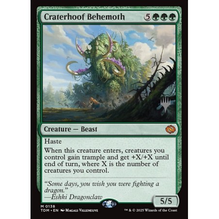 Craterhoof Behemoth // Behemot cascocráter (PP) (F)