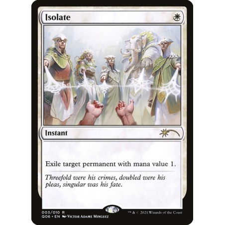 Isolate // Aislar
