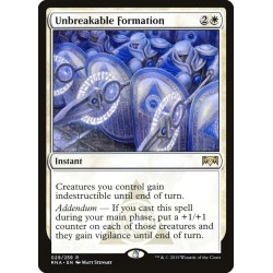 Unbreakable Formation // Formación inquebrantable