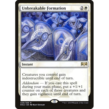 Unbreakable Formation // Formación inquebrantable
