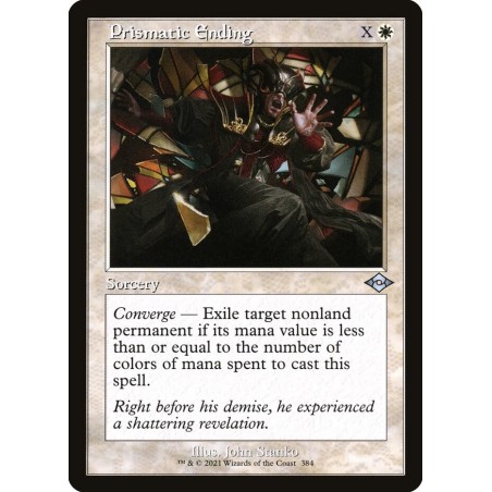 Prismatic Ending // Final prismático (Retro Frame)