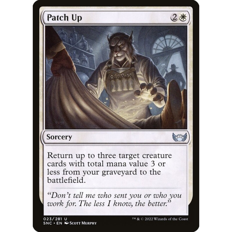 Patch Up // Tratar (F)