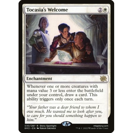 Tocasia's Welcome // Recibimiento de Tocasia (PP)