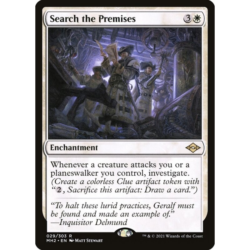 Search the Premises // Investigar el lugar