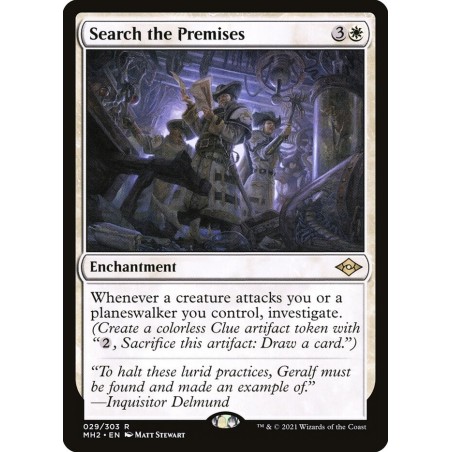 Search the Premises // Investigar el lugar