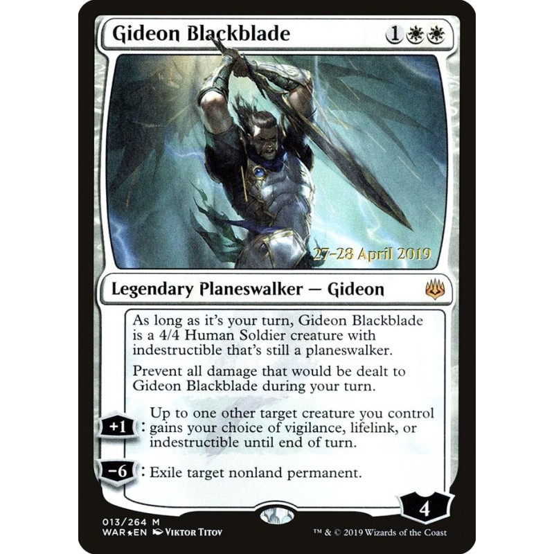 Gideon Blackblade (Pre-Release) (F)