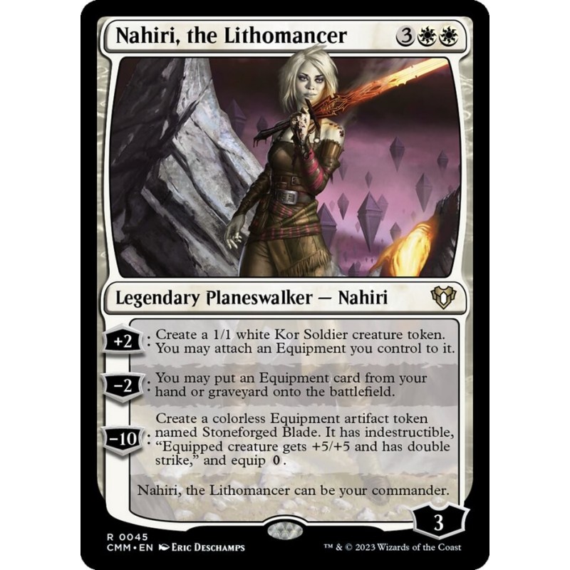 Nahiri, the Lithomancer // Nahiri, la litomante (F)
