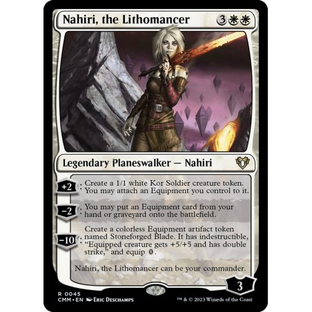 Nahiri, the Lithomancer // Nahiri, la litomante (F)