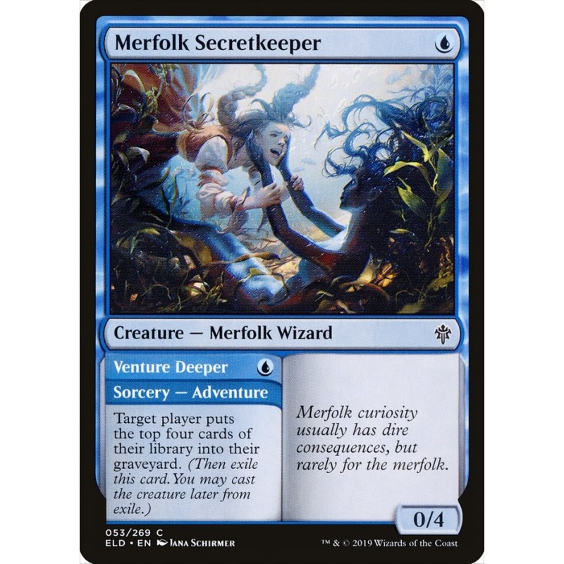 Merfolk Secretkeeper // Guardasecretos tritón (F)