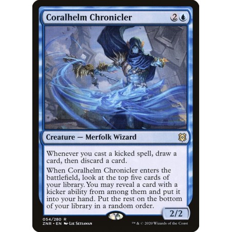 Coralhelm Chronicler // Cronista de Yelmo de Coral