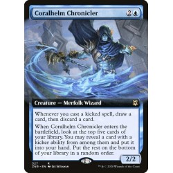 Coralhelm Chronicler // Cronista de Yelmo de Coral (Extended Art)