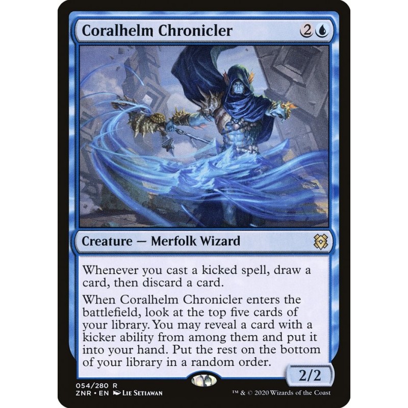 Coralhelm Chronicler // Cronista de Yelmo de Coral (F)