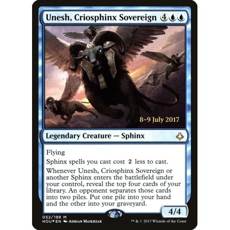 Unesh, Criosphinx Sovereign // Unesh, soberano crioesfinge (Pre-Release) (F)
