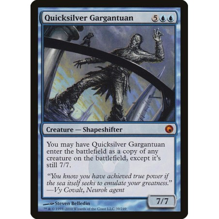 Quicksilver Gargantuan // Gargantúa de mercurio