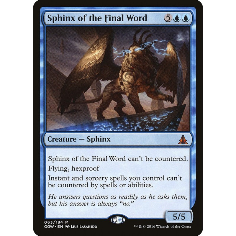 Sphinx of the Final Word // Esfinge de la palabra final