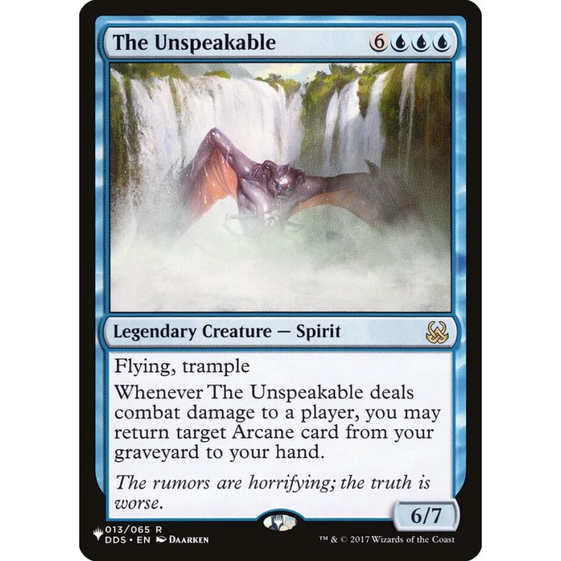 The Unspeakable // El innombrable