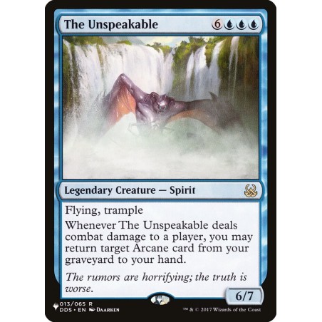 The Unspeakable // El innombrable