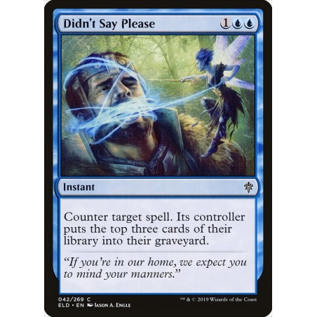 Didn't Say Please // No dijiste por favor (F)