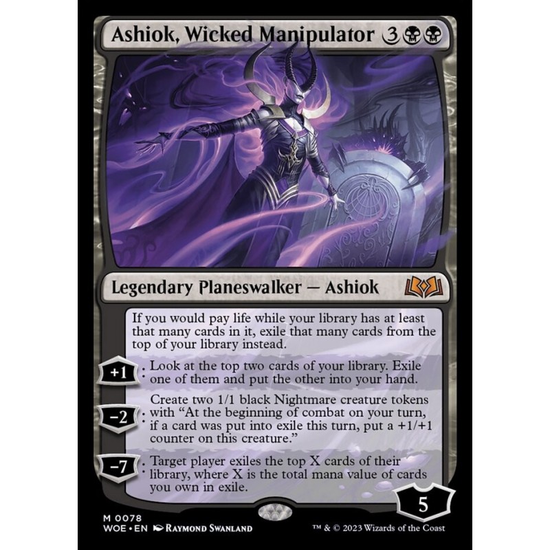Ashiok, Wicked Manipulator // Ashiok, la Manipulación Vil