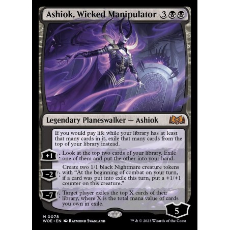 Ashiok, Wicked Manipulator // Ashiok, la Manipulación Vil