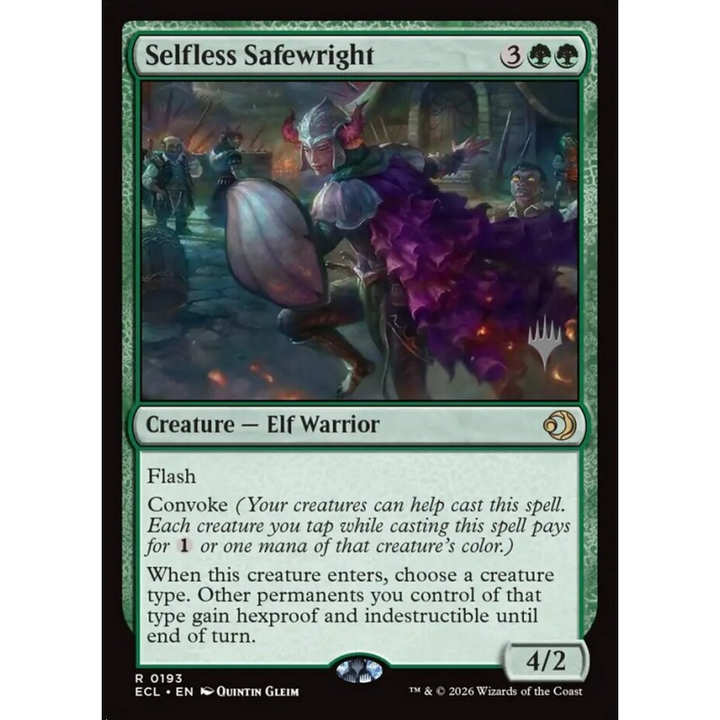 Selfless Safewright // Refugiante altruista (PP)