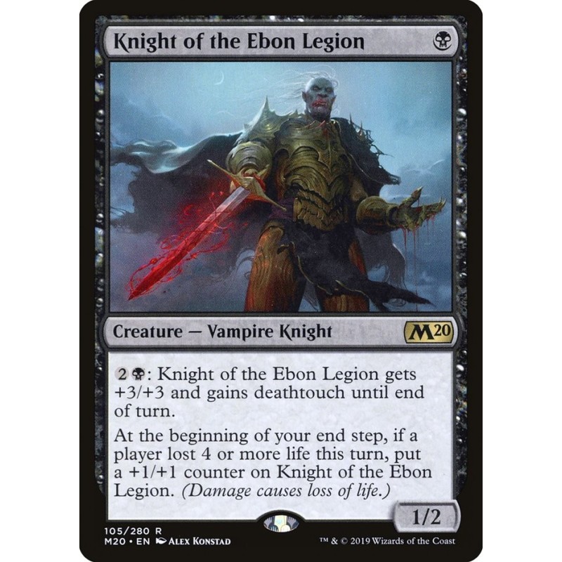 Knight of the Ebon Legion // Caballero de la Legión de Ébano