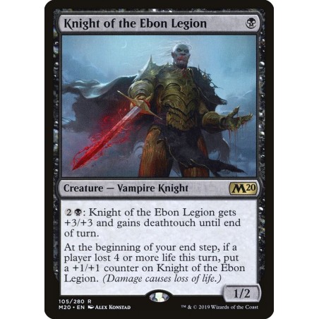 Knight of the Ebon Legion // Caballero de la Legión de Ébano