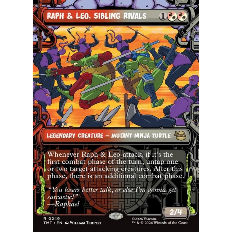 Raph & Leo, Sibling Rivals // Raph y Leo, hermanos rivales (Showcase)