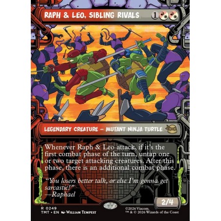 Raph & Leo, Sibling Rivals // Raph y Leo, hermanos rivales (Showcase)