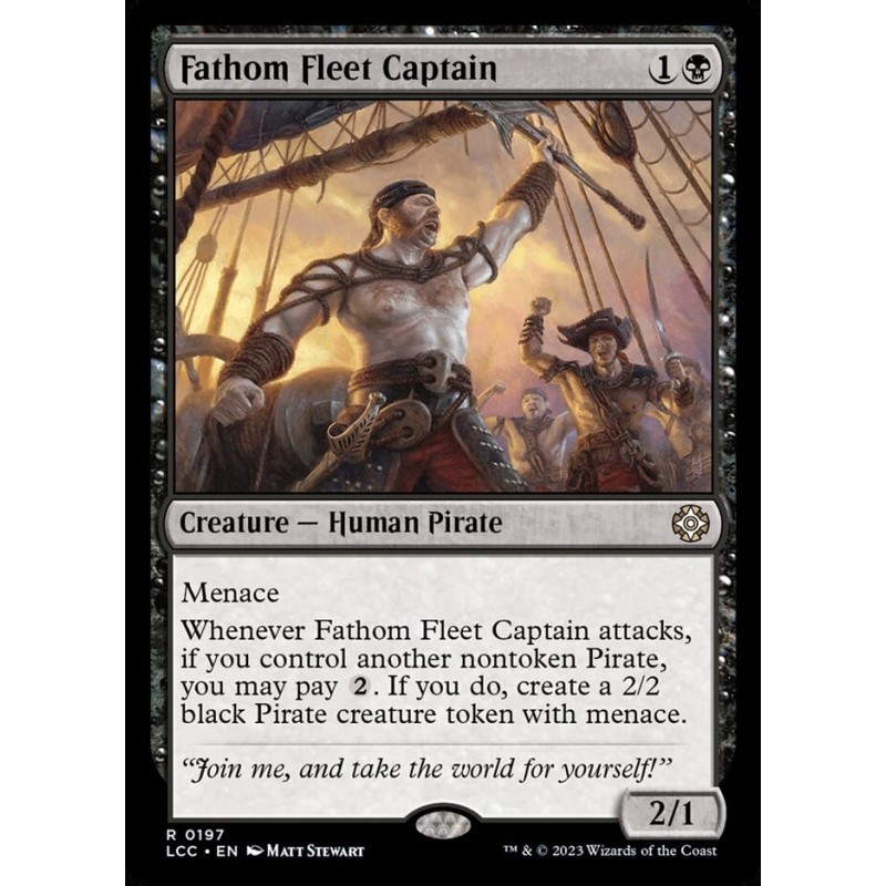 Fathom Fleet Captain // Capitán de la Flota Abisal