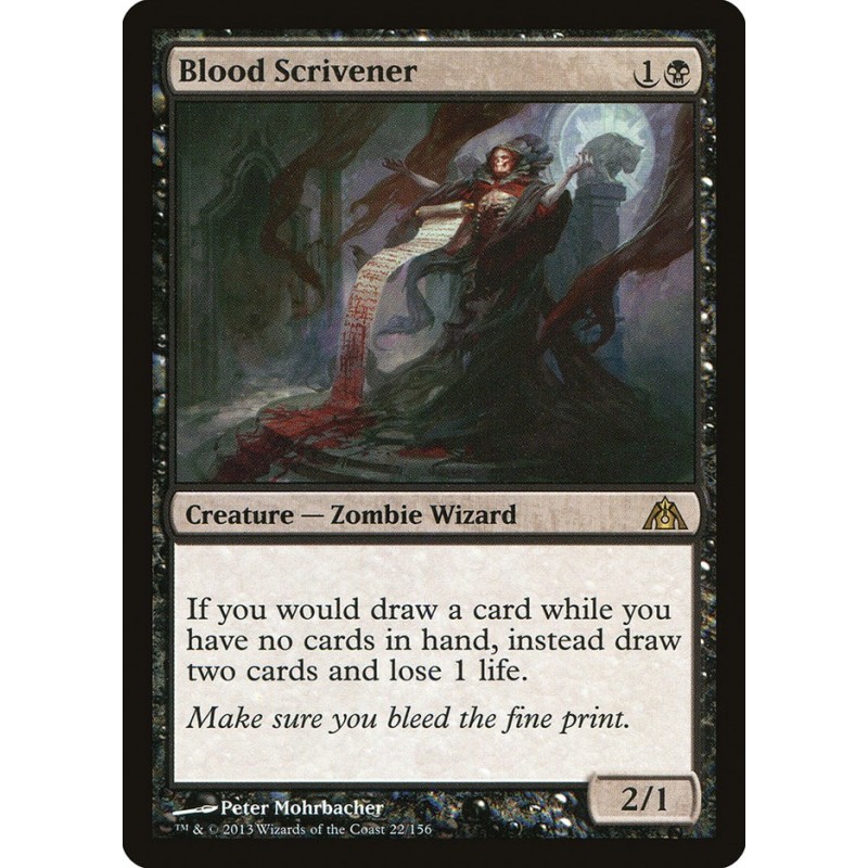 Blood Scrivener // Escribano sangriento