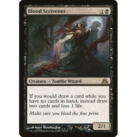 Blood Scrivener // Escribano sangriento