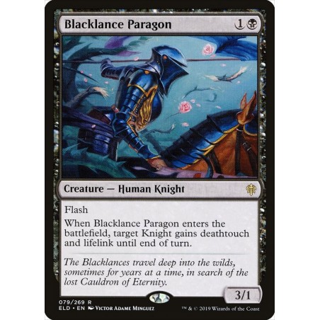 Blacklance Paragon // Lanzanegra ejemplar